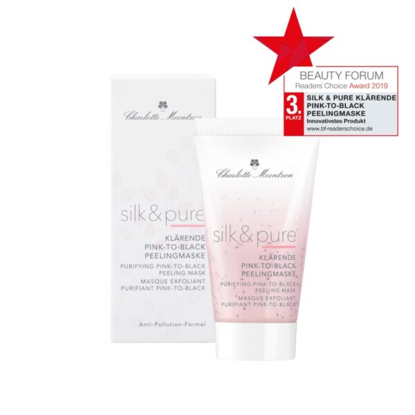 SILK & PURE Purifying Pink-To-Black Peeling Mask 50ml