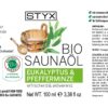 SAUNAÕLI EUKALÜPT JA PIPARMÜNT BIO 100ml (STYX Naturcosmetic)