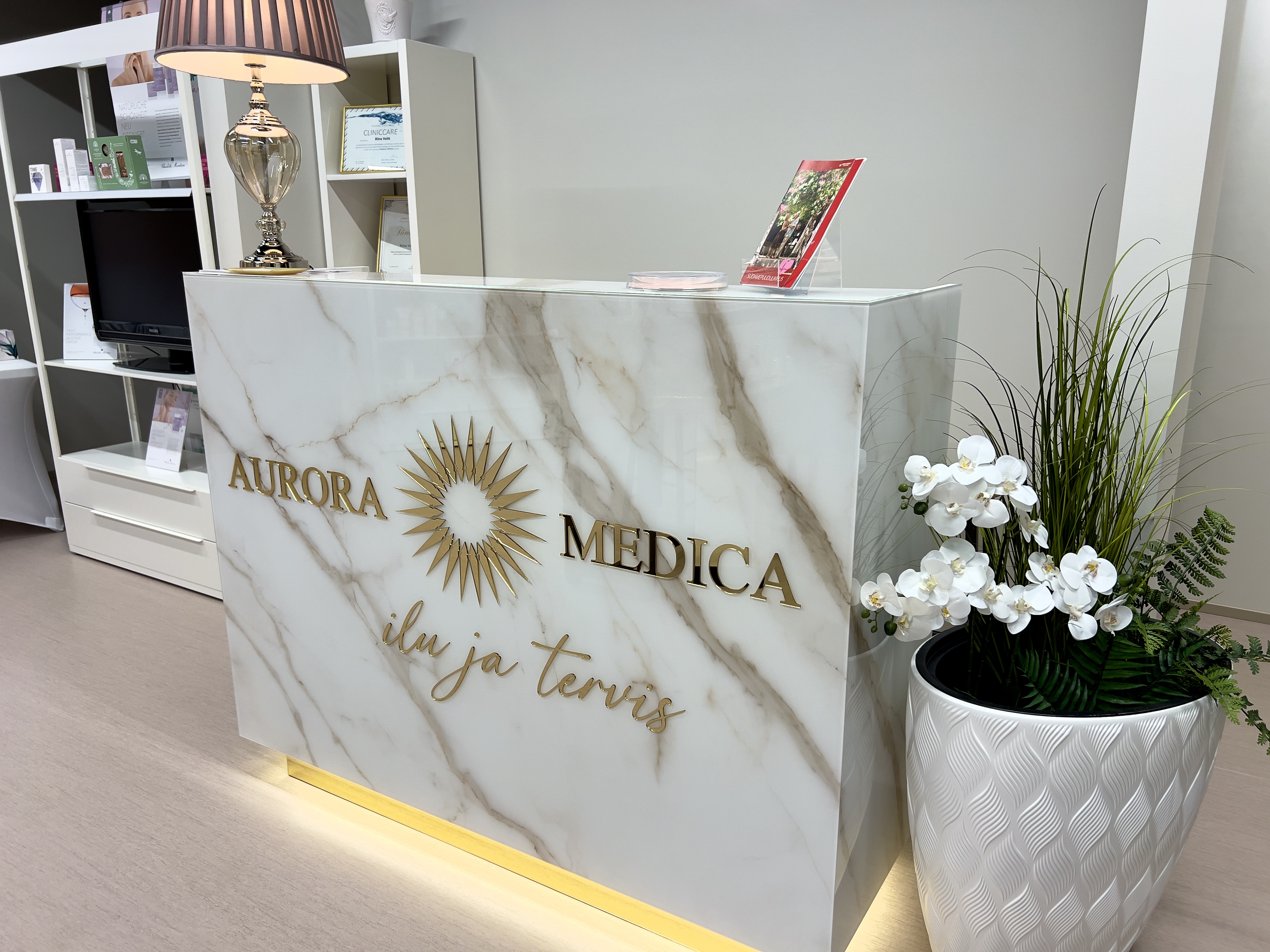 Aurora Medica kliiniku vastuvõtuala